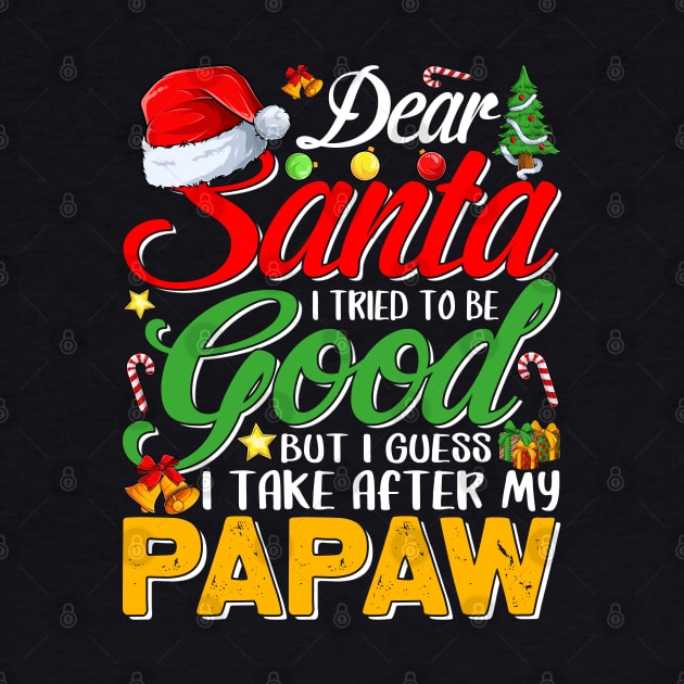 Dear Santa I Tried To Be Good But I Take After My Papaw by intelus